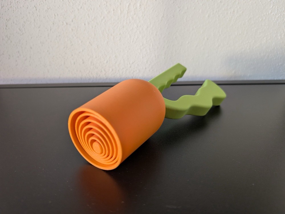 collapsing carrot sword