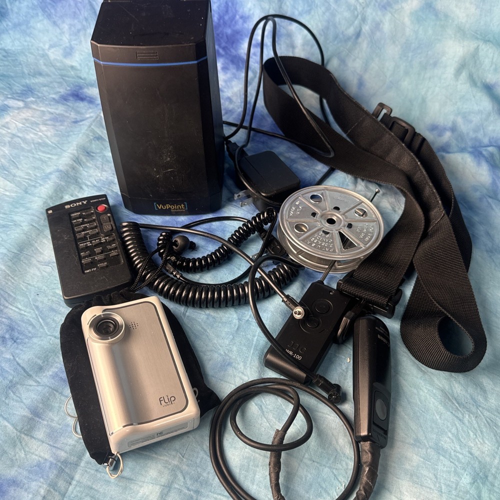 Viewpoint slide scanner flip video