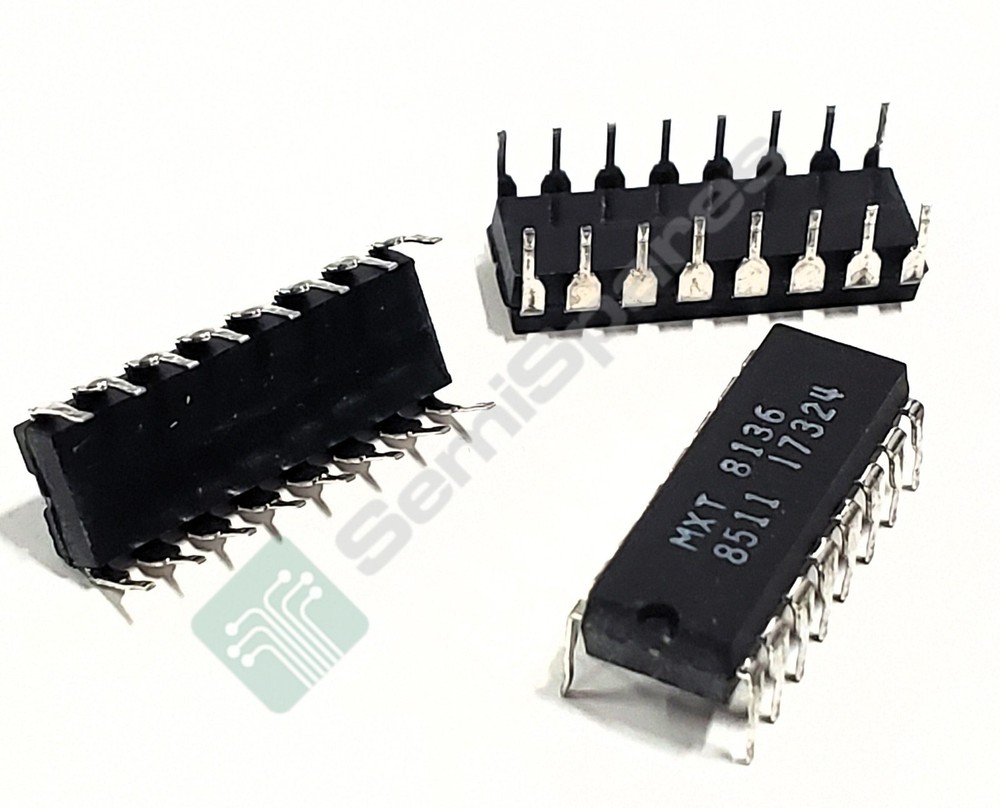 9 pcs. MXT 8136 DECODER CHIP DIP 16 THROUGH HOLE