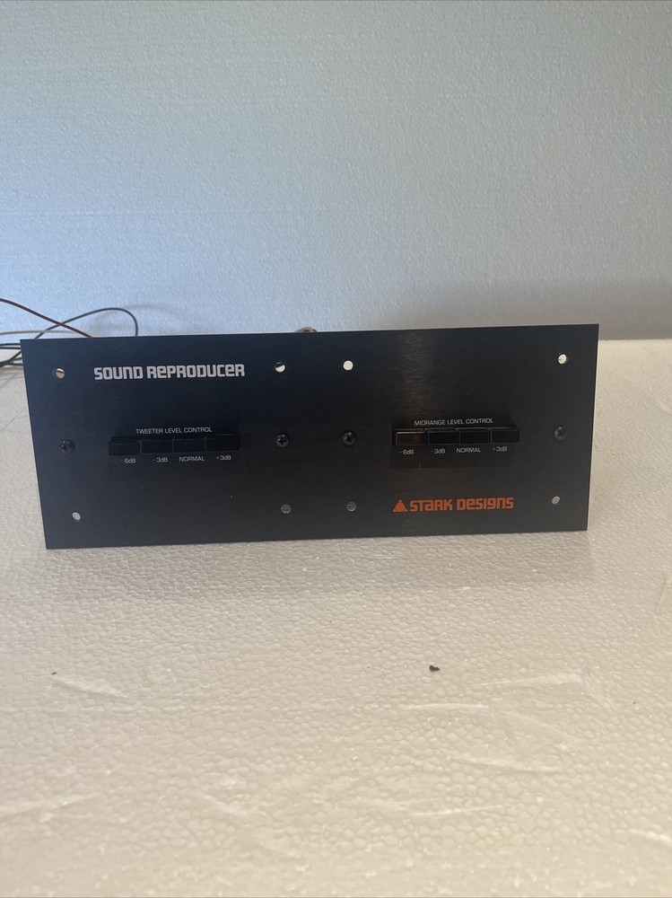 Stark designs sr-1 tweeter level control