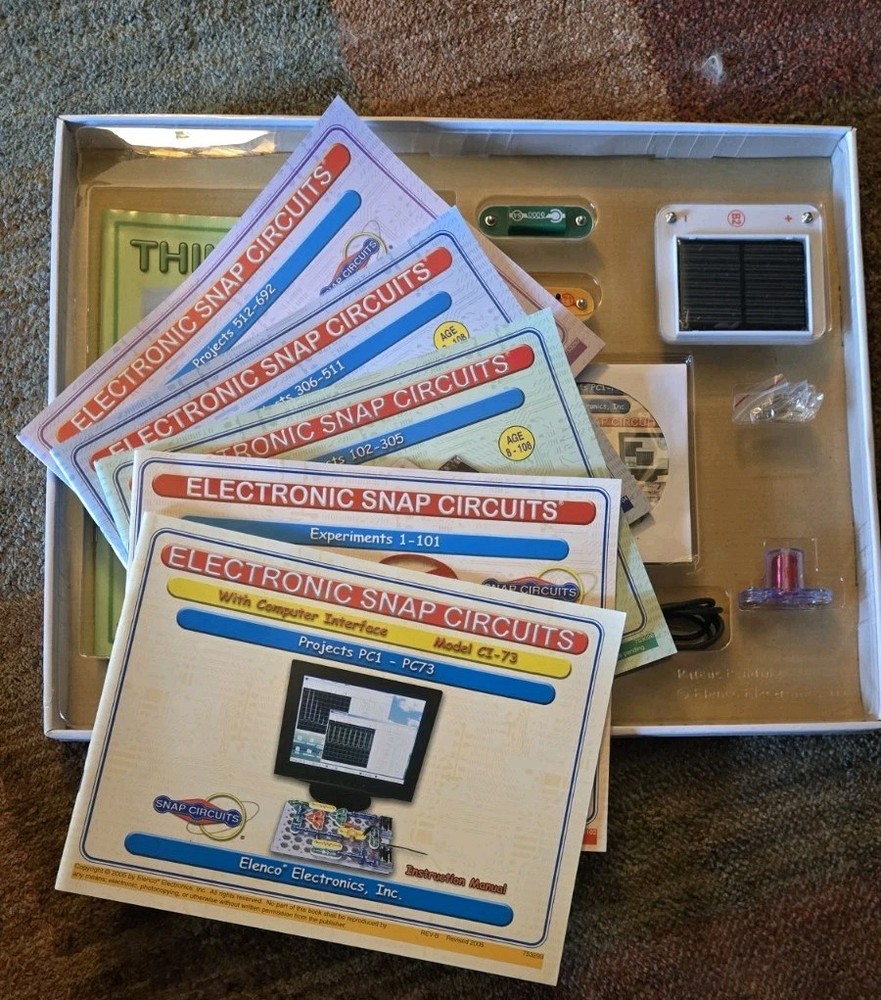 Complete-Elenco Snap Circuits Extreme SC-750 Electronics Exploration Kit