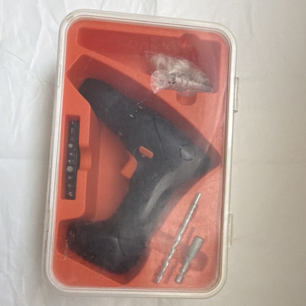 IKEA FIXA Compact Cordless Drill Set Keyless Chuck w/ Case & Bits
