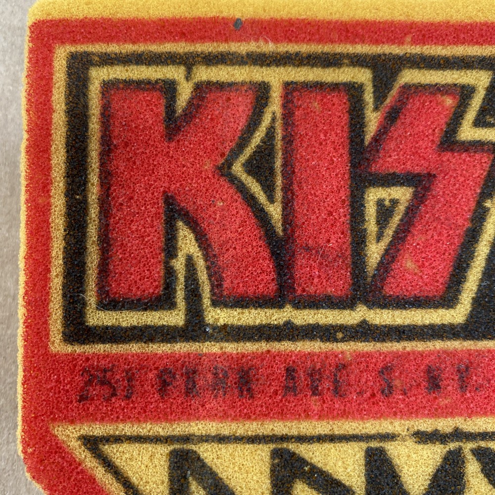 KISS ARMY 1979 Official Tour Sponge From The DYNASTY Tour -free Shipping