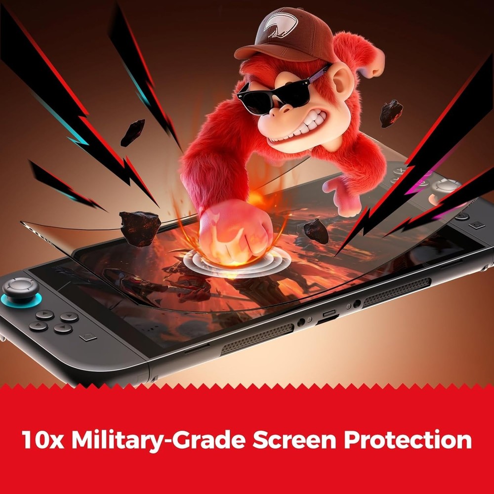2-Pack for Switch 2 Screen Protector [2025 Verision] with Auto Alignment Kit,