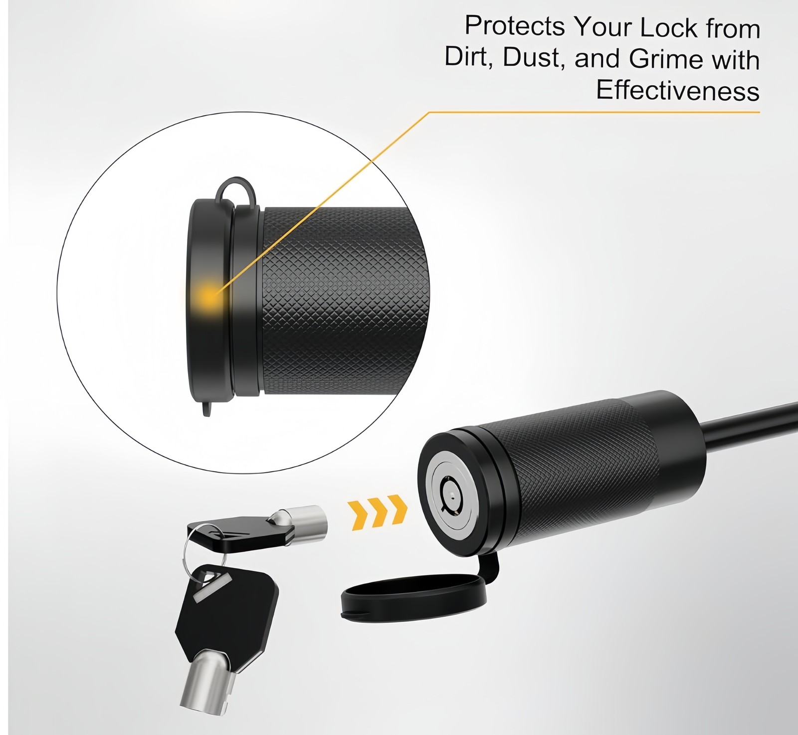 Hitch Pin Lock Trailer Hitch Lock 5/8 in 2 Keys for Truck Trailer Receiver US