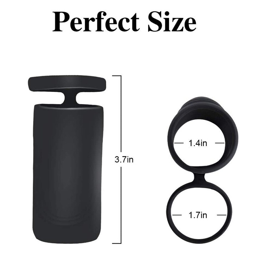 Penis Extender Enlarger Sleeve-Ring-Reusable Condoms Delay Ejaculation for Men