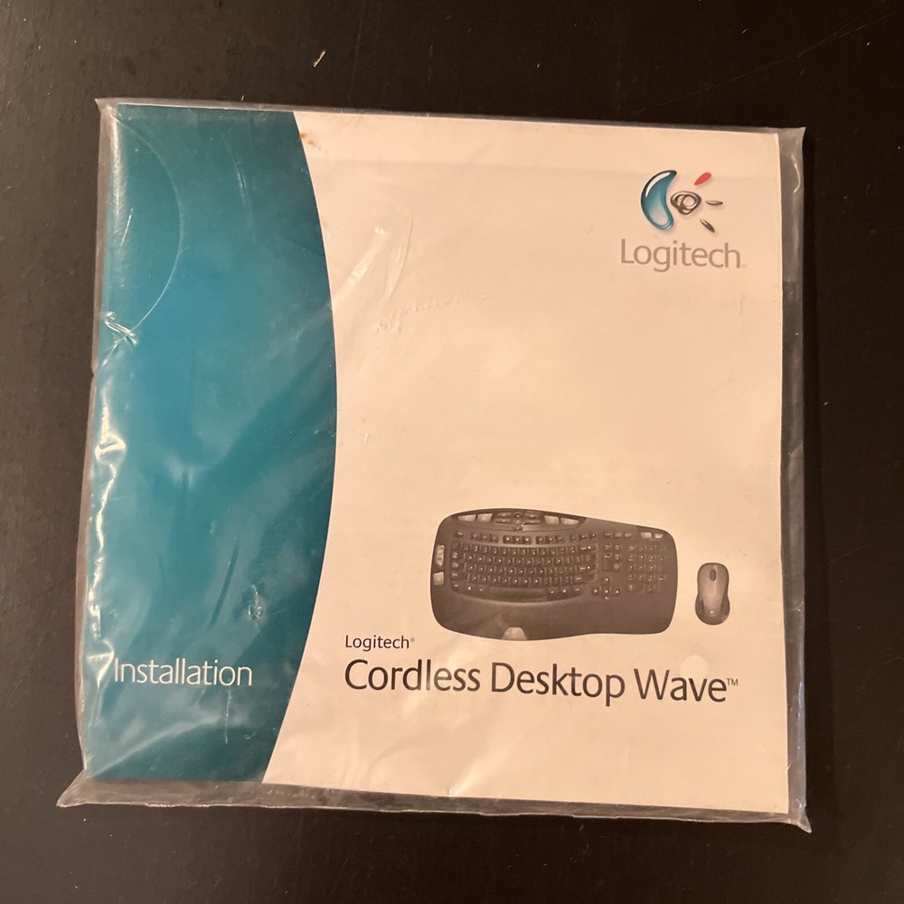 NEW Installation Guide/Software CD: Logitech Cordless Desktop Wave