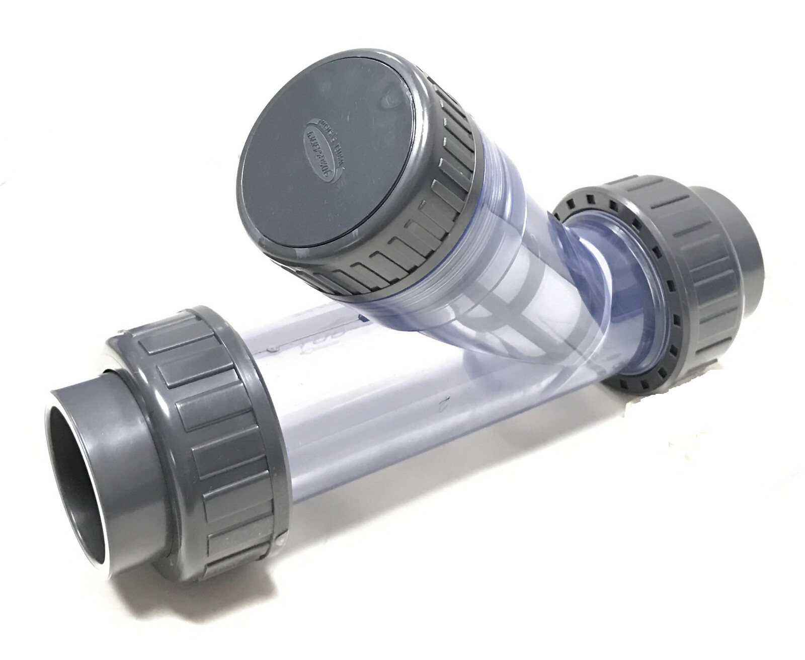 Clear PVC Y-Strainers / Y-Filters (1/2 inch to 4 inch diameter)