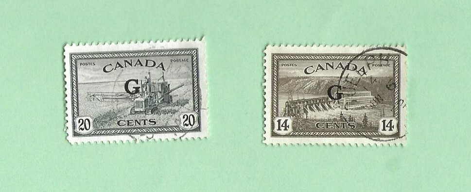 Canada SC # O22 & O23 - Used
