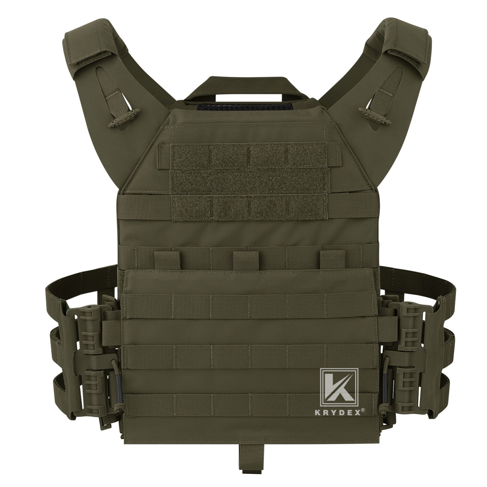 KRYDEX JPC2.0 Tactical Plate Carrier w MOLLE Panel Quick Release Vest Camouflage