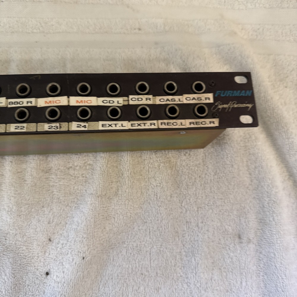 Furman PB-40 Patch Bay Signal Processing Rack Mount
