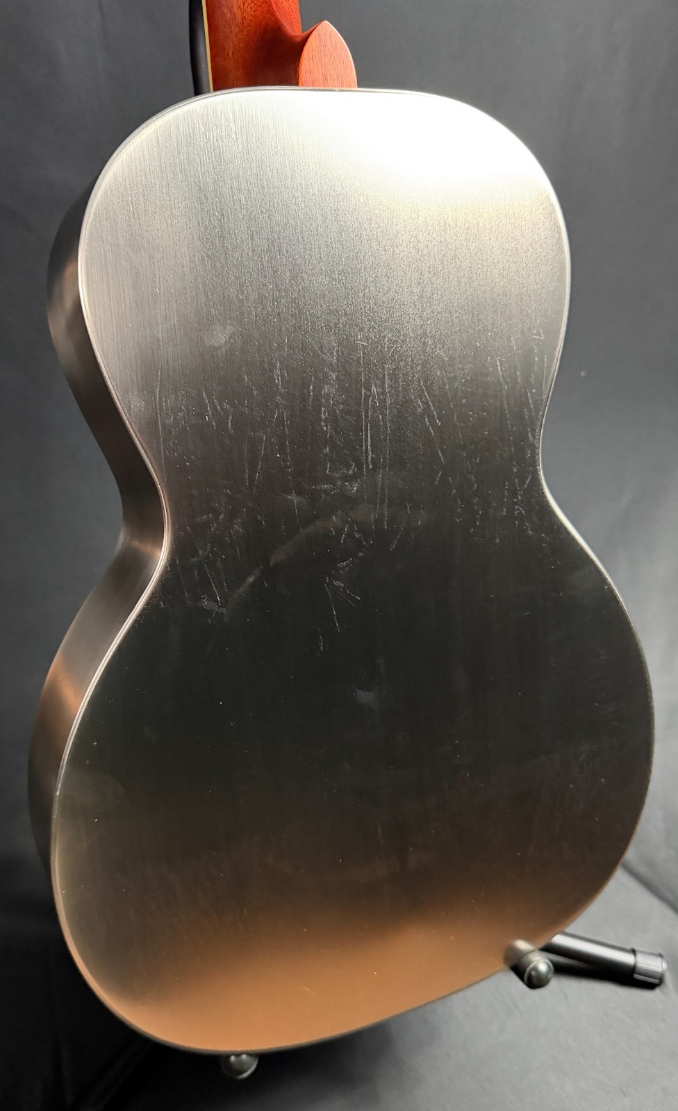 Gretsch G9221 Bobtail Steel Body Round Neck Resonator Guitar w Fishman Nashville