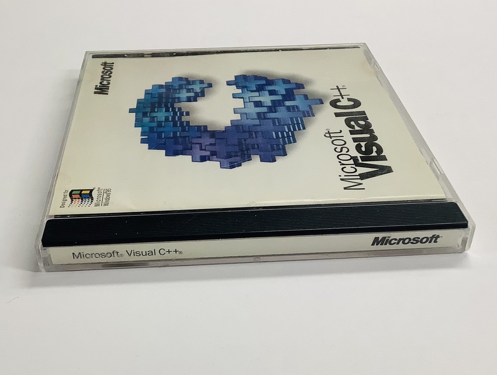 Microsoft Visual C++ Version 4.0 (Windows) CD, With Key Code FREE SHIPPING (G)