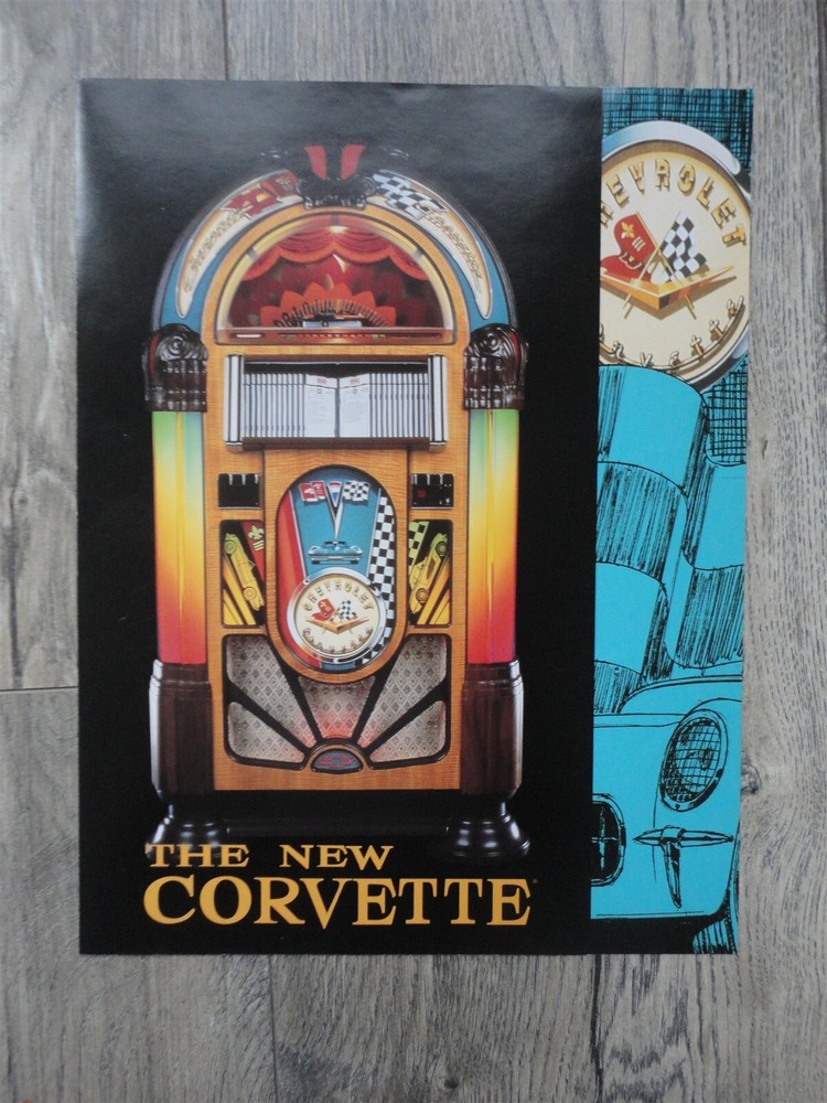 Corvette Juke Box Promo Flyer / Original Brochure