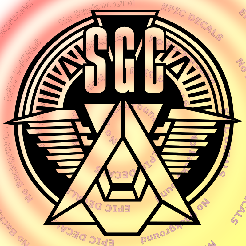 Stargate Command SGC Logo Decal / Sticker Window Car Truck Laptop Computer