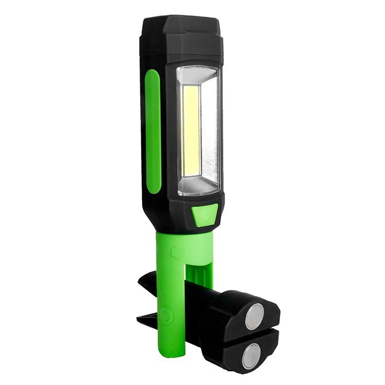 Portable Weatherproof LED 3W Rotating Flashlight Work Light with Magnet Hook