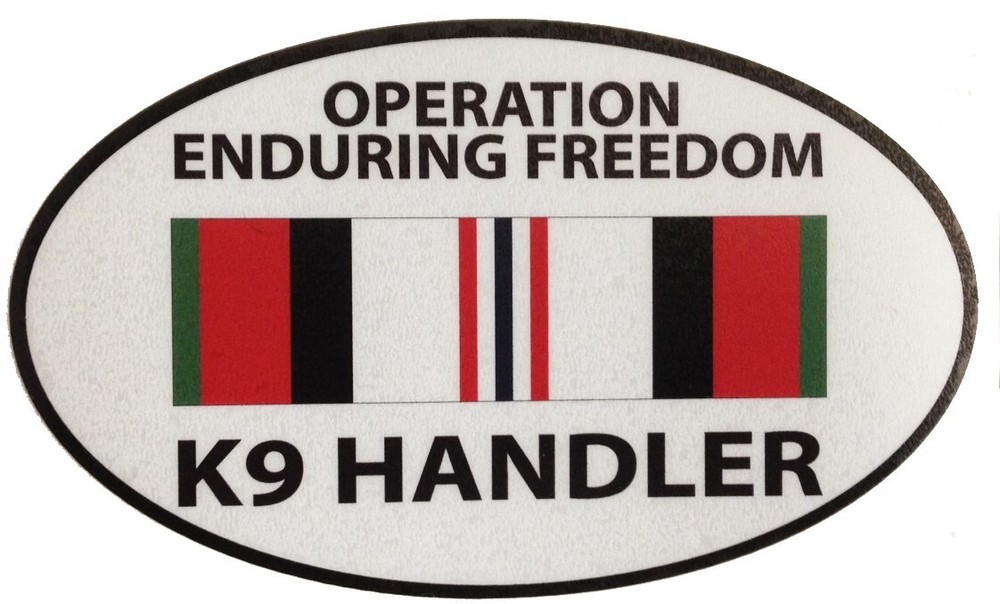 Afghan K-9 / K9 Handler Sticker