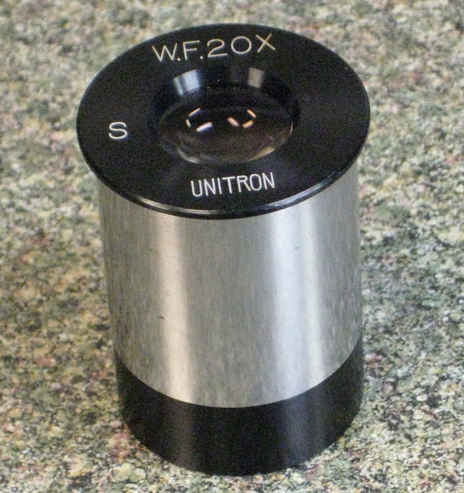 UNITRON WF 20X MICROSCOPE EYEPIECE