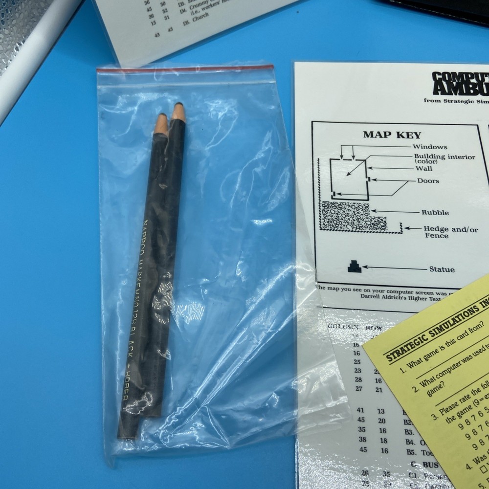 SSI Computer Ambush 2nd Ed Big Box CIB [Platform Name] - Complete