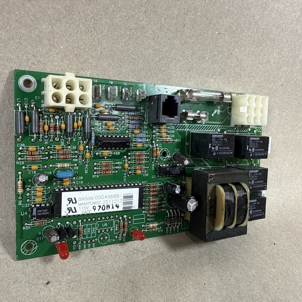 TESTED🔥🔥. Manitowoc 2511213 Dixson. Ice Machine Control Circuit Board (C4)