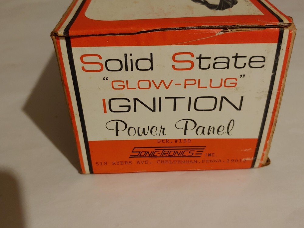 VTG - EMPTY BOX for Sonic-Tronics - Solid State Glow Plug Ignition power panel