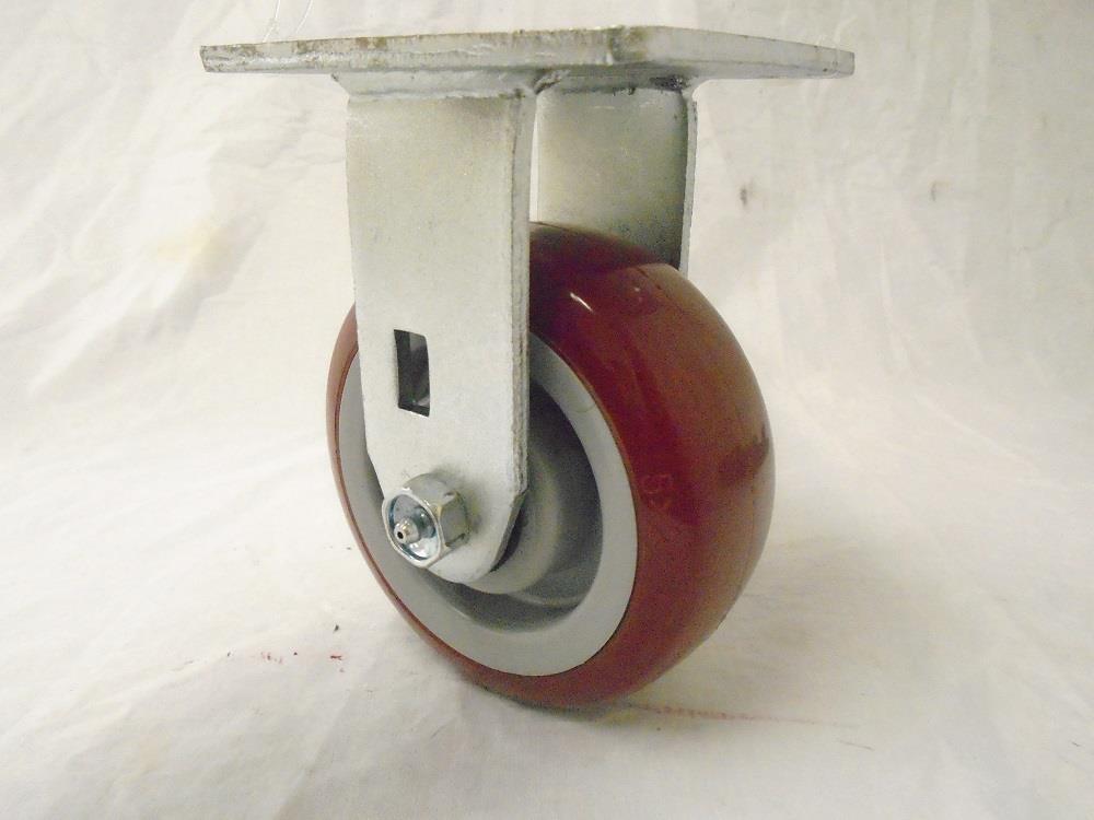 5" x 2" Rigid Caster Polyurethane Wheel 600 lbs Tool Box