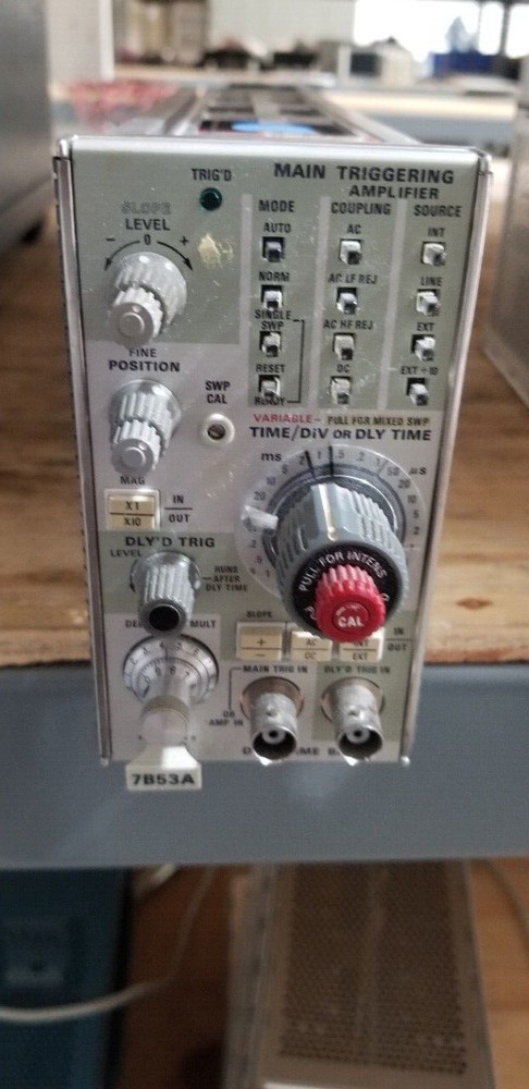 Tektronix 7B53A Dual Time Base Plug In Unit #1 READ!!