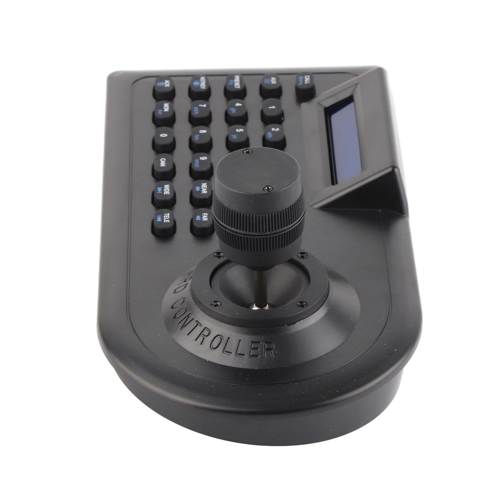 US Plug 3D PTZ Camera Controller Strong Compatibility LCD Display With