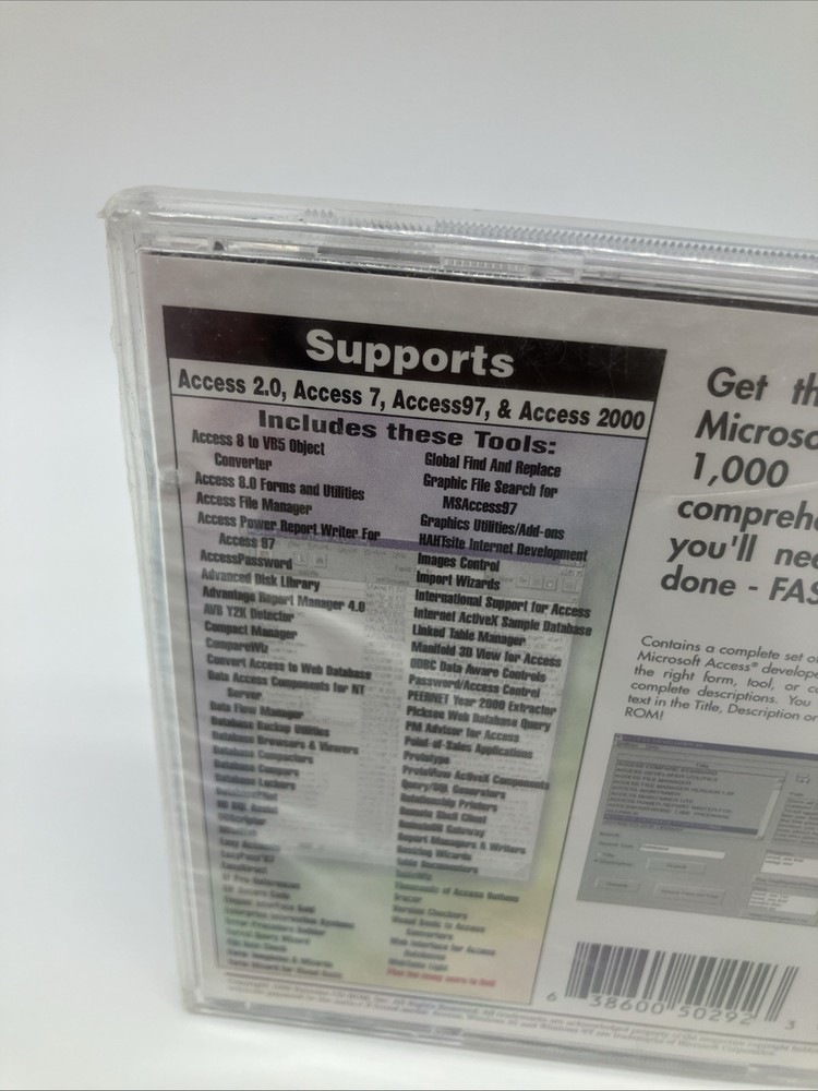 Microsoft Access Developer 99 Source Code And Utilities New Sealed