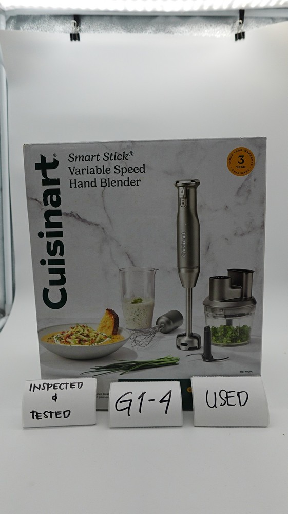 Cuisinart Smart Stick Variable Speed Hand Blender Powerful Kitchen Mixer Tool