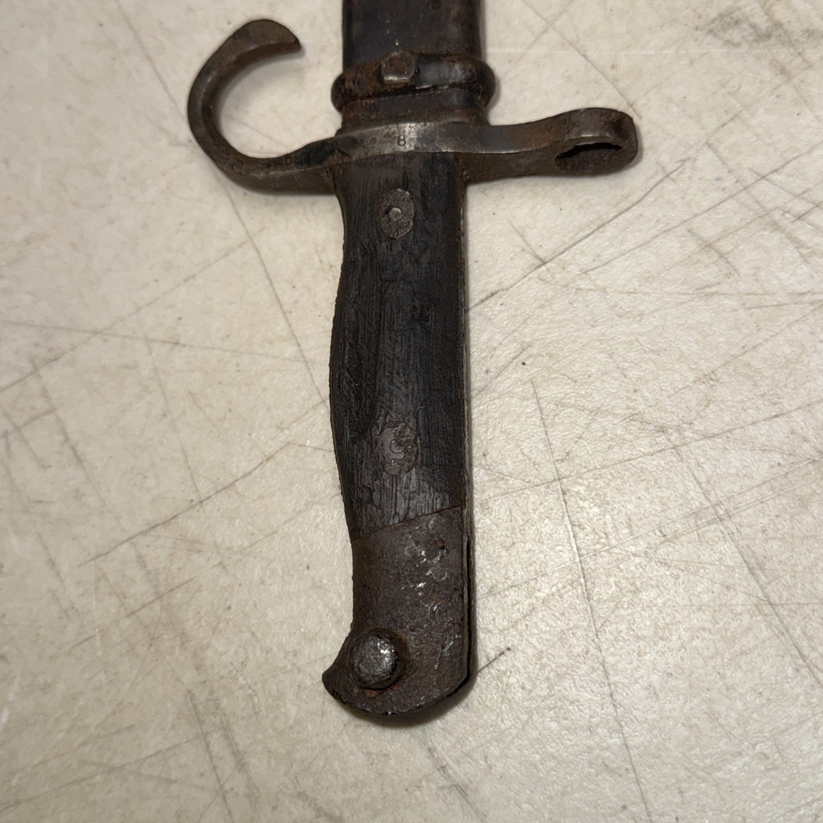 WW2 Japanese Arisaka Bayonet For Restoration. Very Rusty