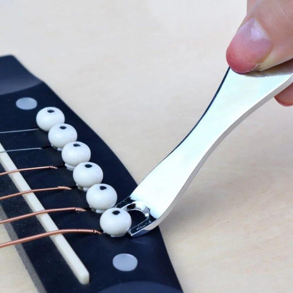 Acoustic Guitar String Nail Peg Pulling Puller Bridge Pin Remover Handy Tool
