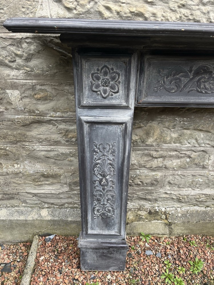 Victorian Slate Effect Fire Surround / Victorian Fire Surround