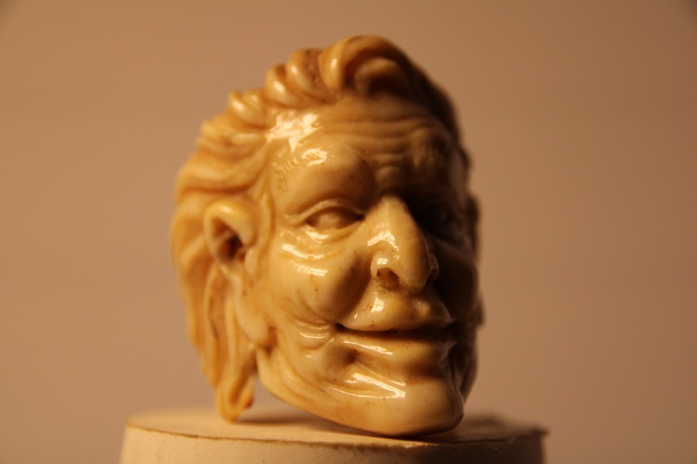 Handcrafted deer antler Jocker ring