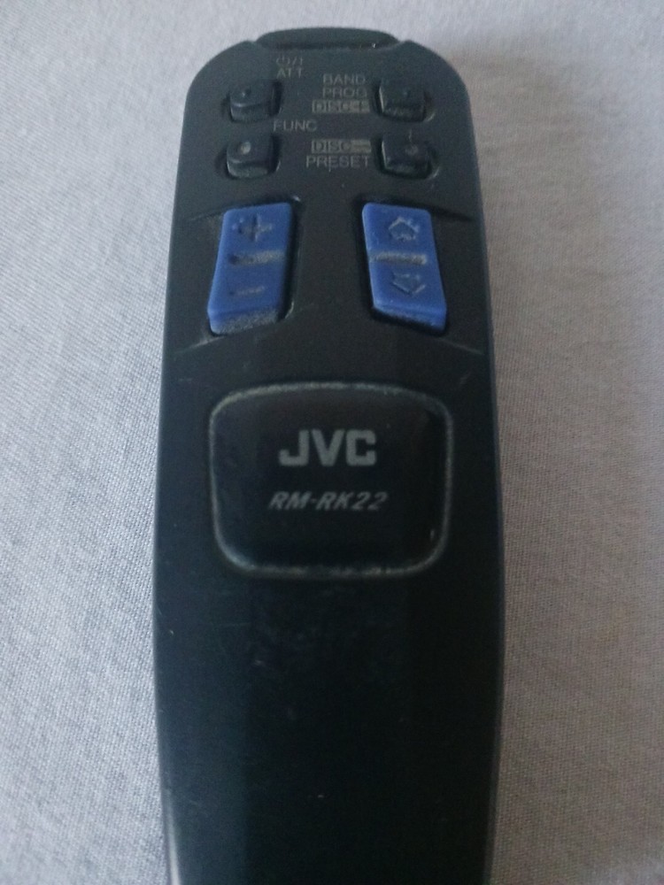 JVC RM-RK22 Wireless Remote Control for Car Stereo CD Player - EUC