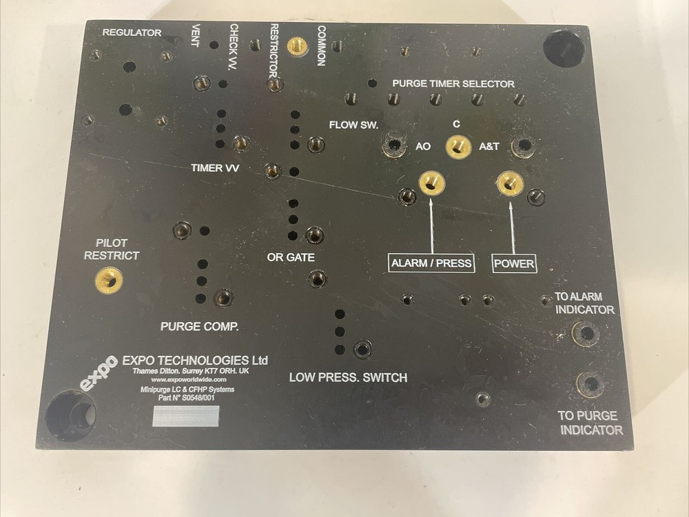 Expo Technologies Ltd - Mini Purge System Timer Selection Board Part# S0548/001