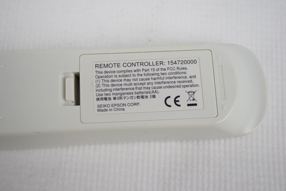 EPSON 154720000 Remote Controller For Projector