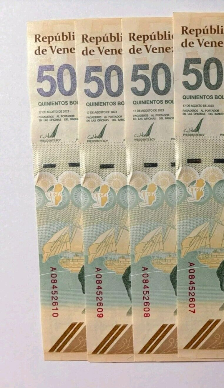 VENEZUELA 500 DIGITALES 2024 New 500 Million Bolivar Series 2 Pcs
