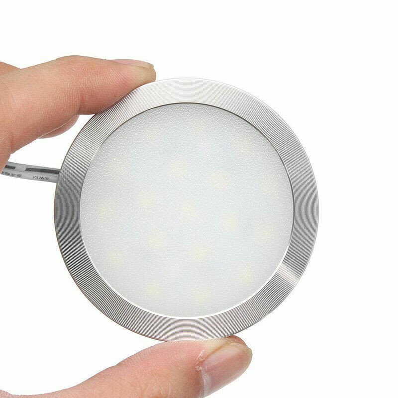 Under Cabinet Lighting LED Kit Kitchen Counter Closet Shelf Puck Light Hardwired