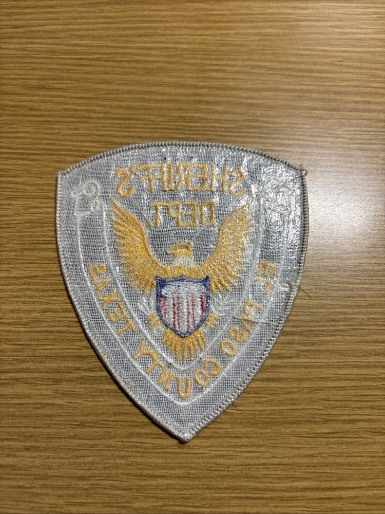 El Paso County Texas Sheriff Vintage Patch