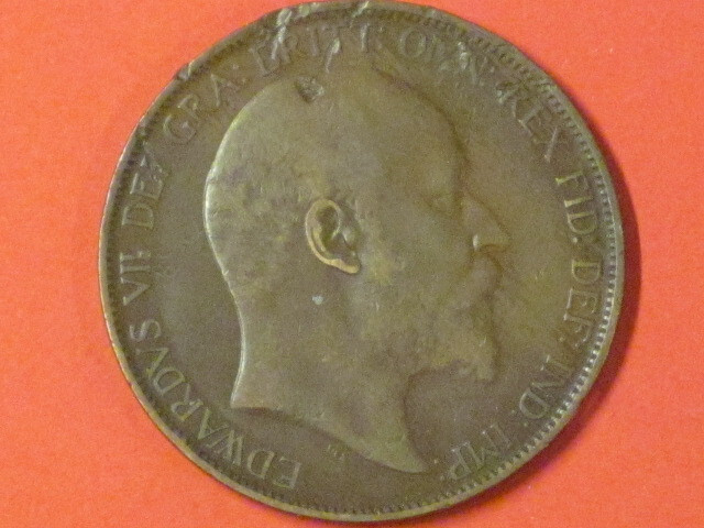 ** 1906 Penny - Great Britain - KM# 794.2 Good example.