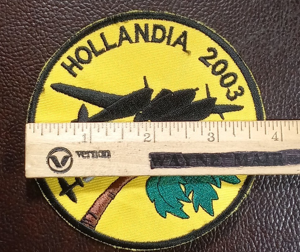 USAF 80th FS Fighter Squadron Hollandia 2003 Patch NOS