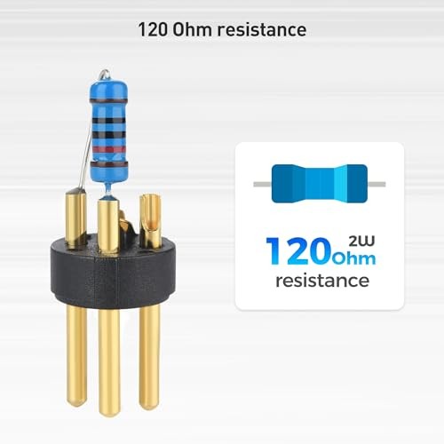 2 Pack 3 Pin XLR DMX Terminator