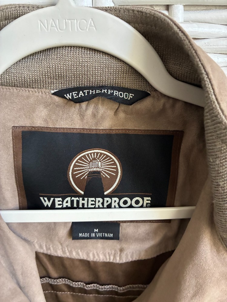 Weatherproof Golf Or Anything Pullover W/Zip & Microsuede Feel Medium