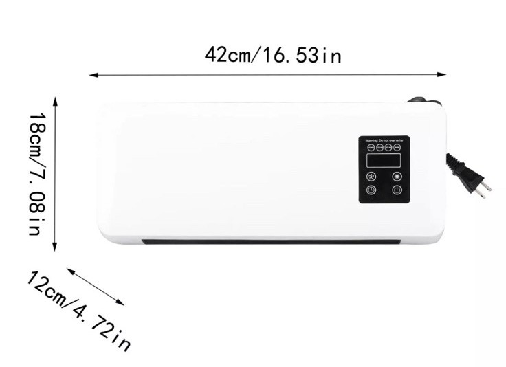 Wall Mounted Mobile Air Conditioner L-2008 Adjustable Cooling & Remote Control