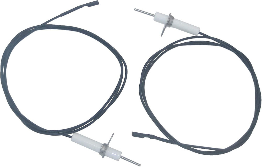 2Pc 38" Ignitor Wire & Ceramic Electrode Assembly Replacement,Ignition Electrode