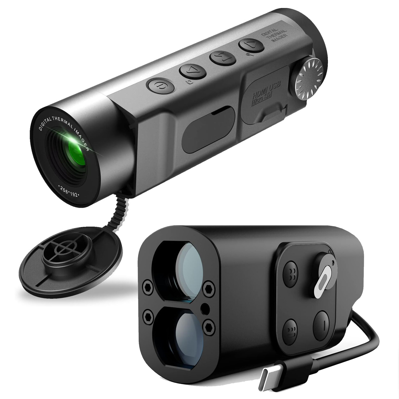 MiLESEEY Thermal Imaging Monocular 4K Monitor Laser Rangefinder 1300yds