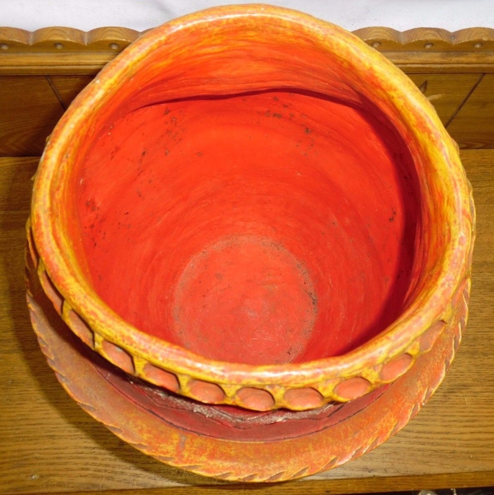 Lightweight Plaster Southwestern Vase - 14 3/4"
