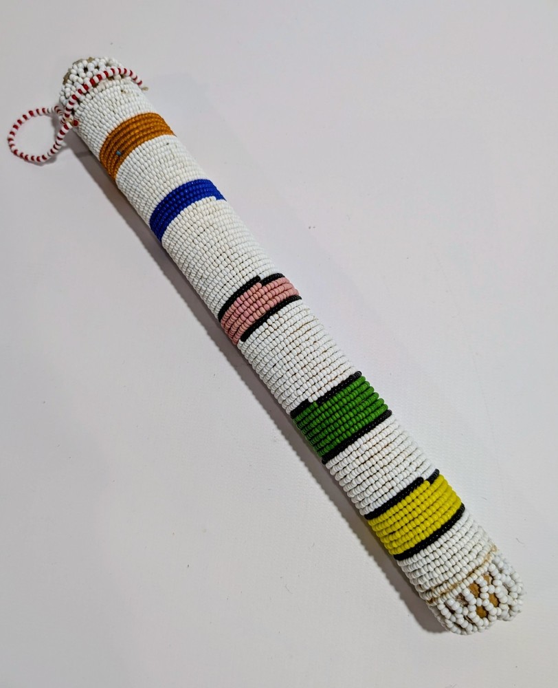 African Beaded Talking Stick