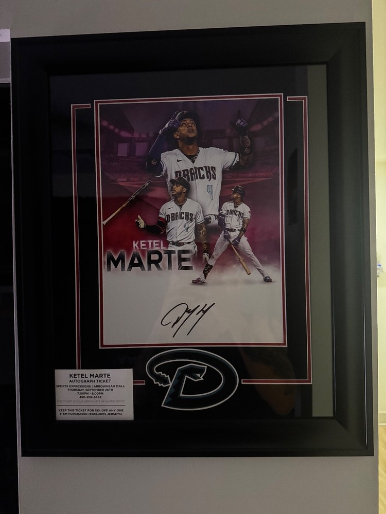 Ketel Marte Autographed Photo